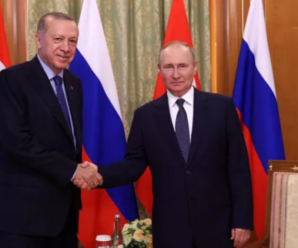 Путин и Эрдоган кратко пообщались на полях саммита ШОС