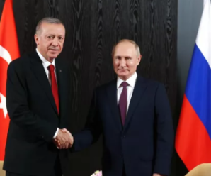 Путин поблагодарил Эрдогана за вклад в зерновую сделку
